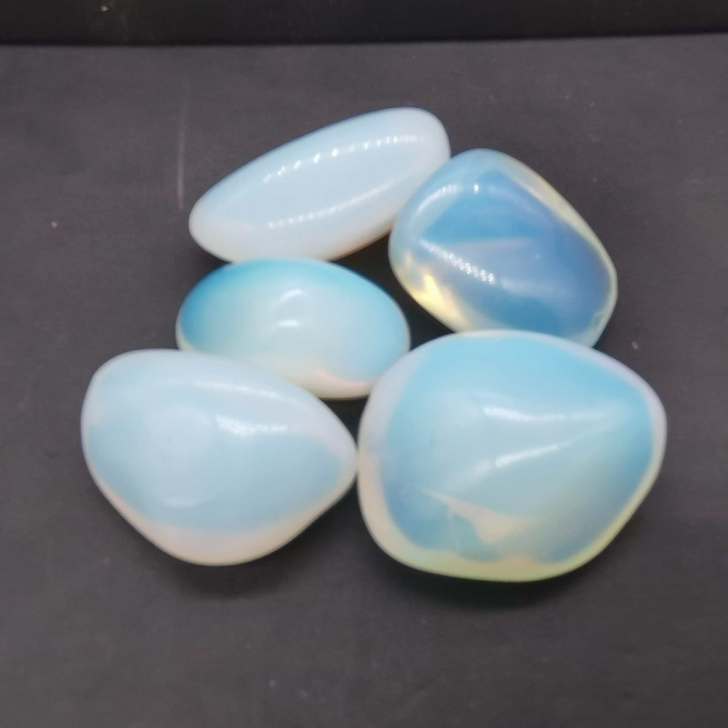 Opale naturelle polie 5pcs pour cristal bonsaï et bijoux DIY