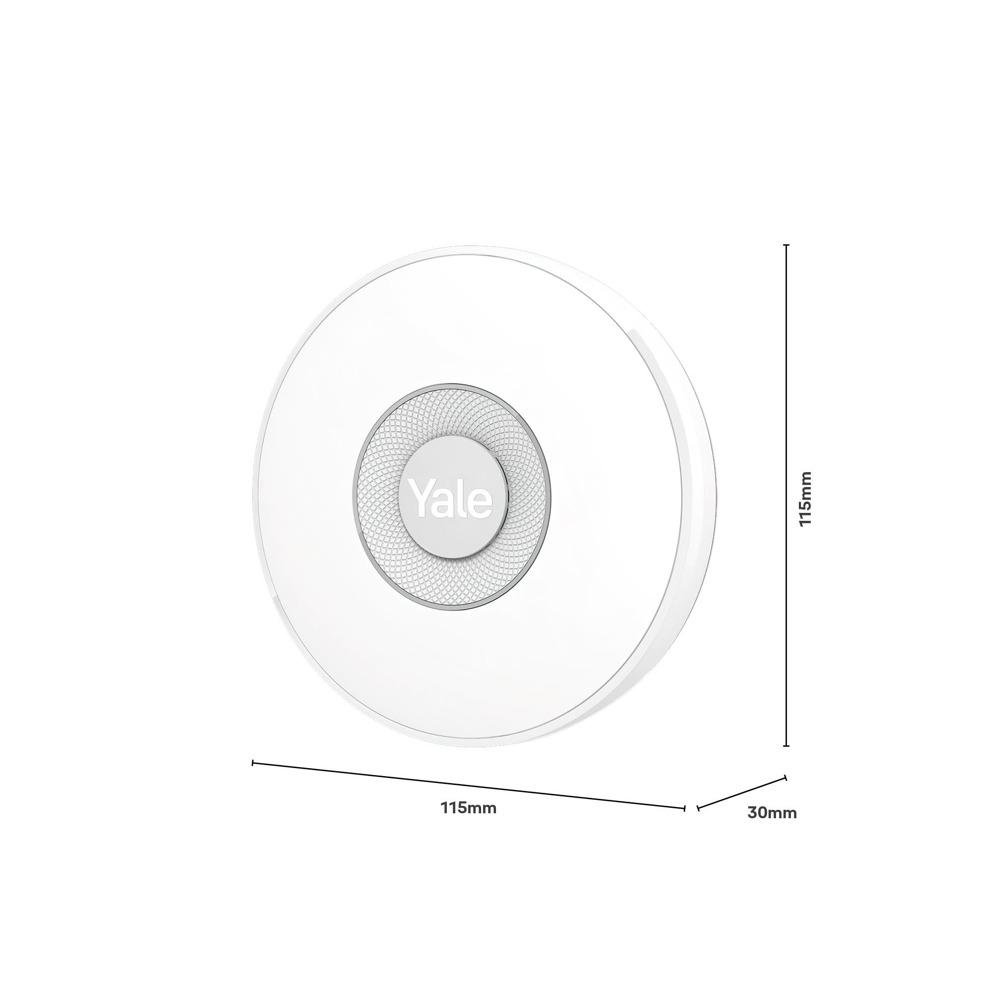 Yale Indoor Siren, White, Alarm Accessory - Image 3