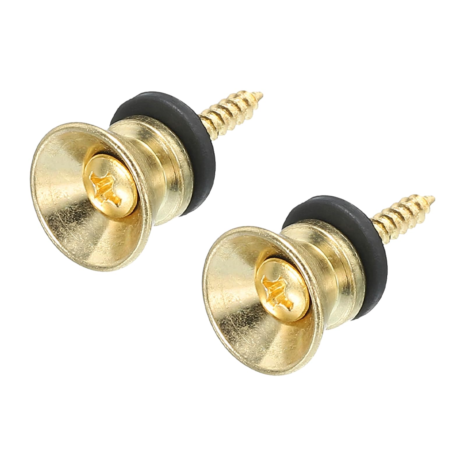 Bottoni Per Tracolla Chitarra - Metallici, Testa Piatta, Per Chitarra Acustica Ed Elettrica - Foto 9