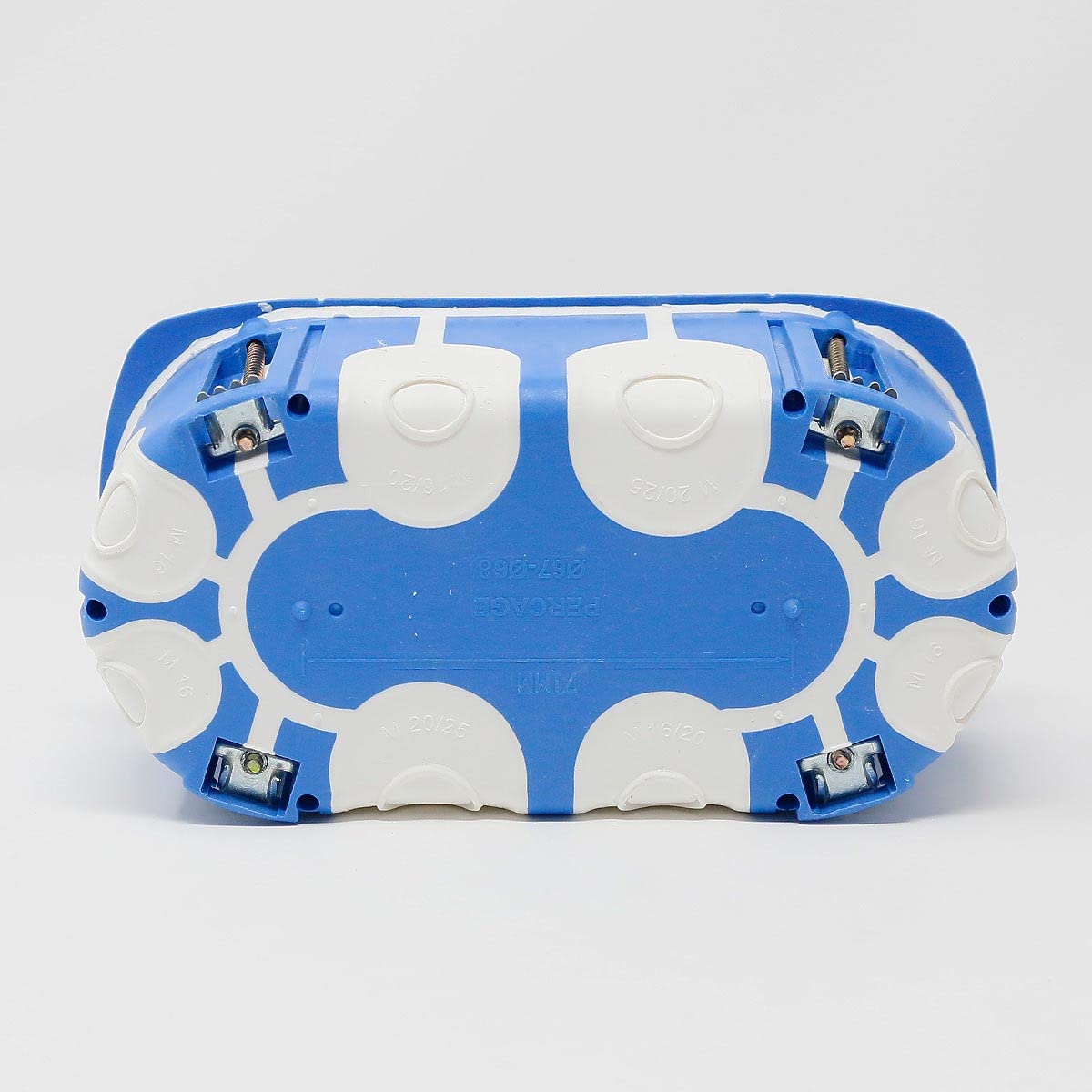 5er Packung Doppel-Hohlwanddose winddicht, blau, 60mm
