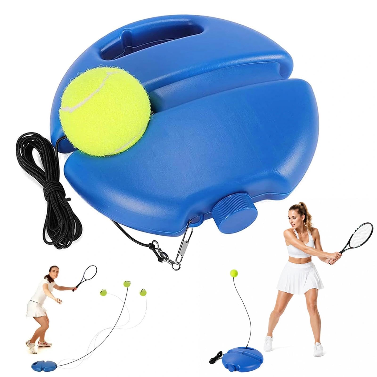 Tennis Trainer Rebound Ball Set, Solo Tennis Practice Equipment with Base