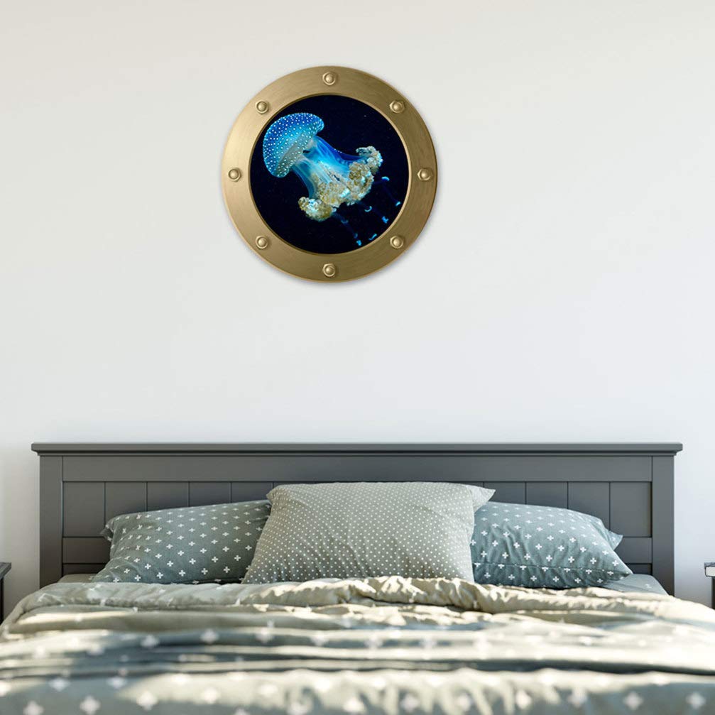 VOSAREA Pegatinas Decorativas De Medusas Para Pared y Ventana Adhesivos De Vida Marina Para Habitación Infantil Salón y Dormitorio