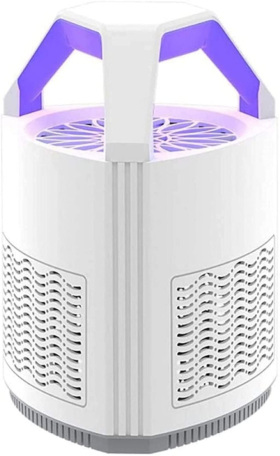 TEmkin Lampe Anti-moustiques, Lampe électrique Anti-Insectes, lumière ultraviolette, piège à moustiques, piège à Insectes, Lampe pour Camping, randonnée, extérieur, intérieur, Rose (Blanc)