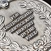 The Commemorative Coin Company Our 25th Silver Wedding Anniversary Medal for Long/Distinguished Service and Bravery in Field. Gift/Present Husband/Wife/Partner/Couple Antique Silver, 10.5cm #5