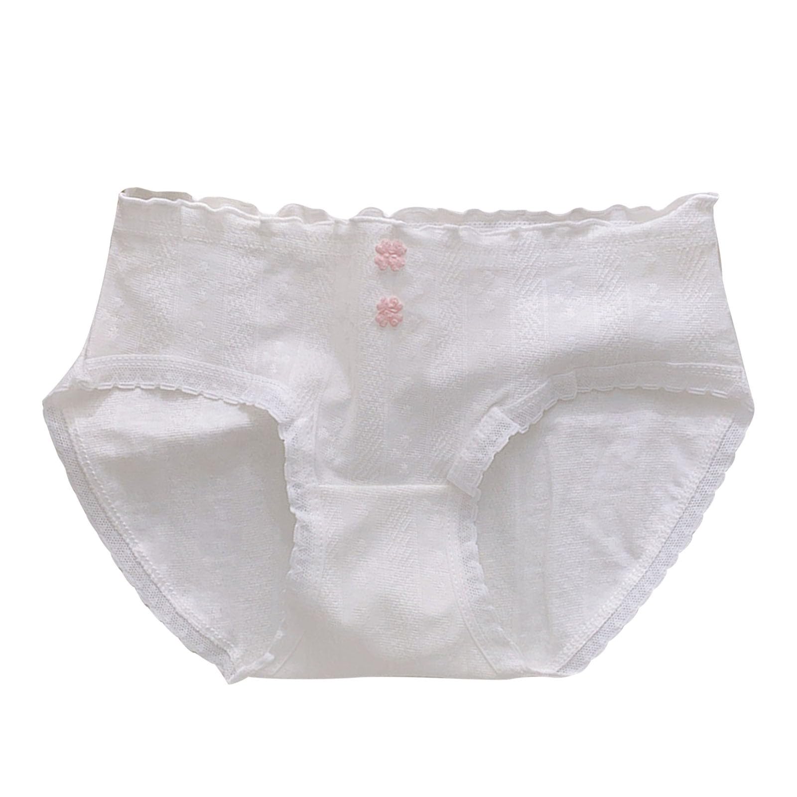 3-15 Girls Student Underwear Girls Briefs Base Shorts Breathable Mid Waist Student Full Crotch Pants