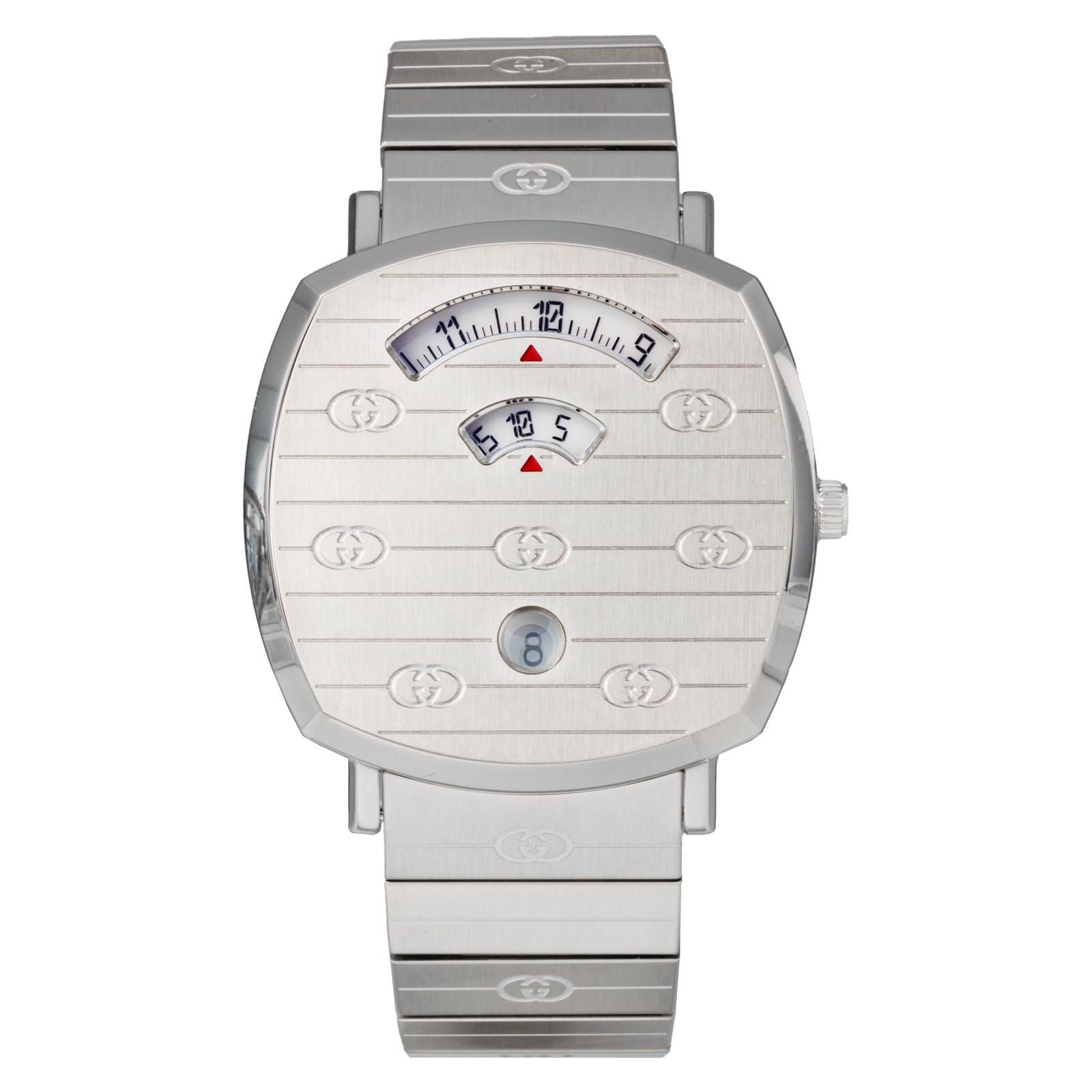 サイトウGucci 時計グリップ [Grip] シルバー Amazon.co.jp: [グッチ] 腕時計 GRIP グリップ シルバー 文字盤