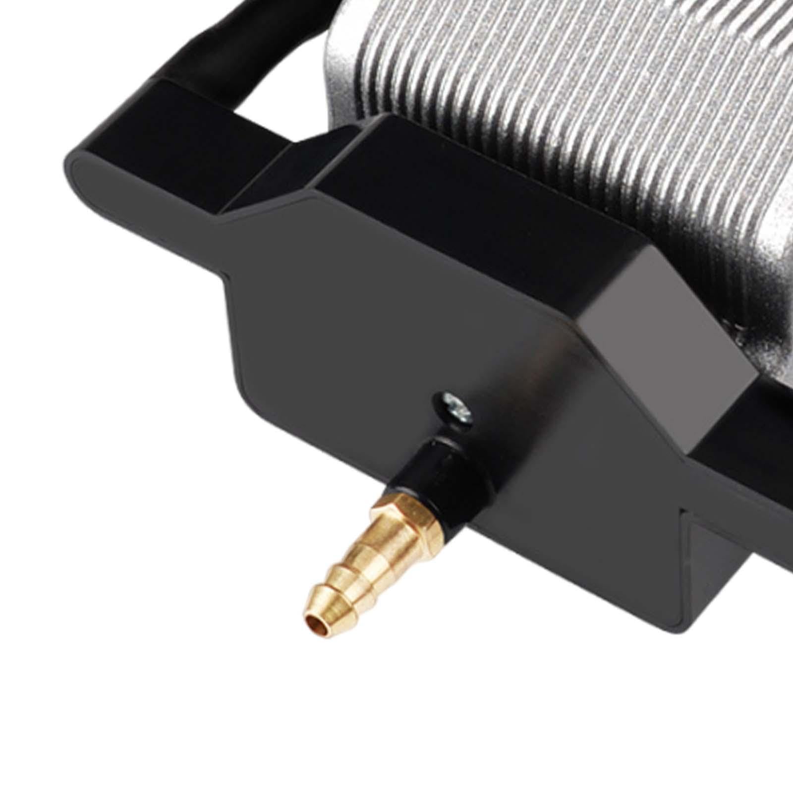 Bomba de Aire para Acuario, Bomba de Oxígeno, Aireador, Compresor, Batería Portátil, Silenciosa, Aleación de Cobre Y Aluminio, para Uso en Piscicultur, 12v