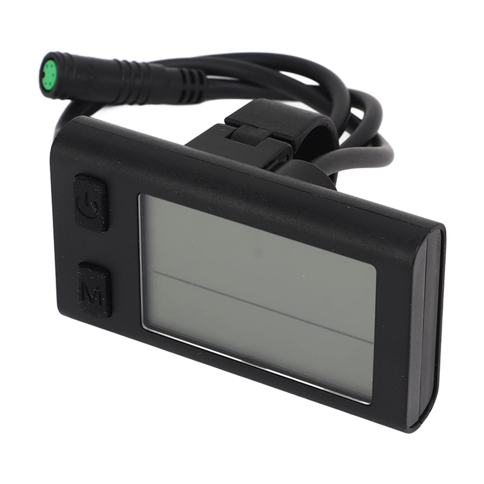 Pilipane Electric Bike LCD Display Meter Cycling Speedometer Odometer Bike Computer Panel 24V 36V 48V ABS Housing Clear Reading Easy Connection for Electric Bikes