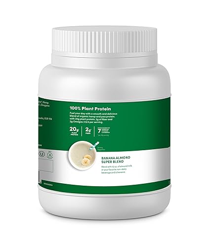 Miniatura 21 de Manitoba Harvest Cáñamo Yeah! Proteína orgánica a base de plantas en polvo con 0.71 oz de planta completa, 0.14 oz de fibra y 0.07 oz de omegas 3
