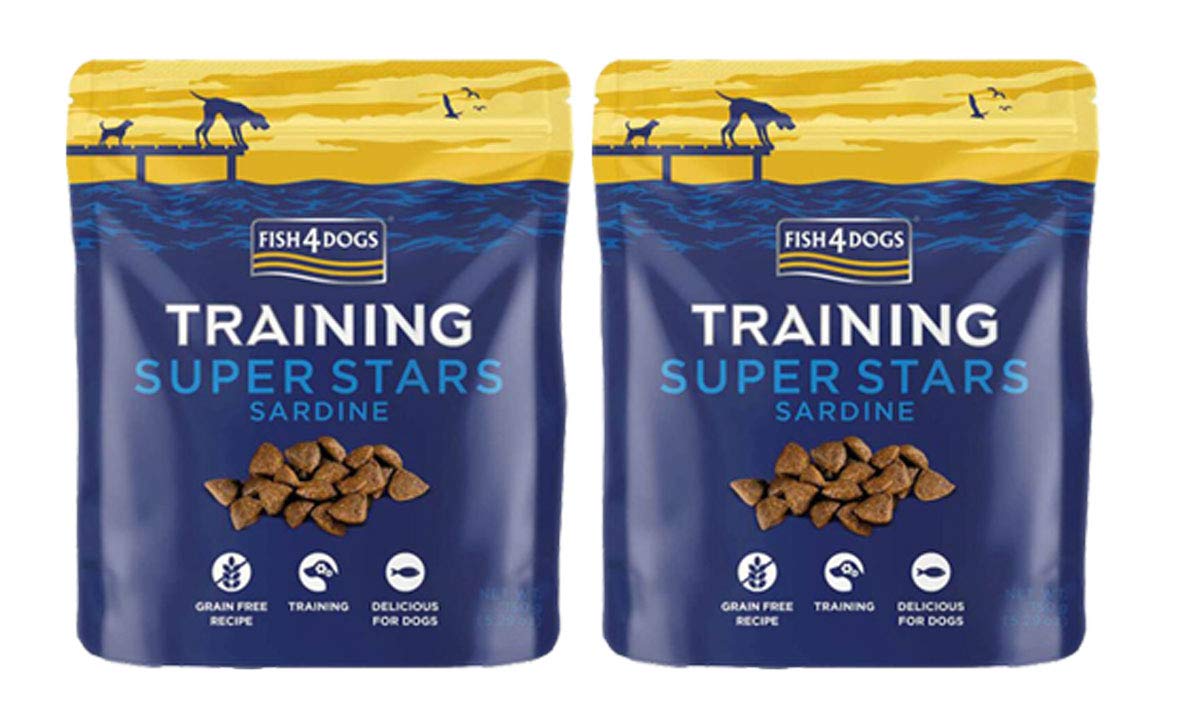 Fish4dogs Super Star Training Treats 150g (2 x 150g Bags), 150 g (Pack of 2)