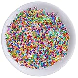 Art Craft Glitter, Star Shape Glitter Confetti for Christmas New Year Cards, Handcrafts, DIY Home Decoration, Party Festival, Nail Art- 0.35oz (10g) (Multicolor)