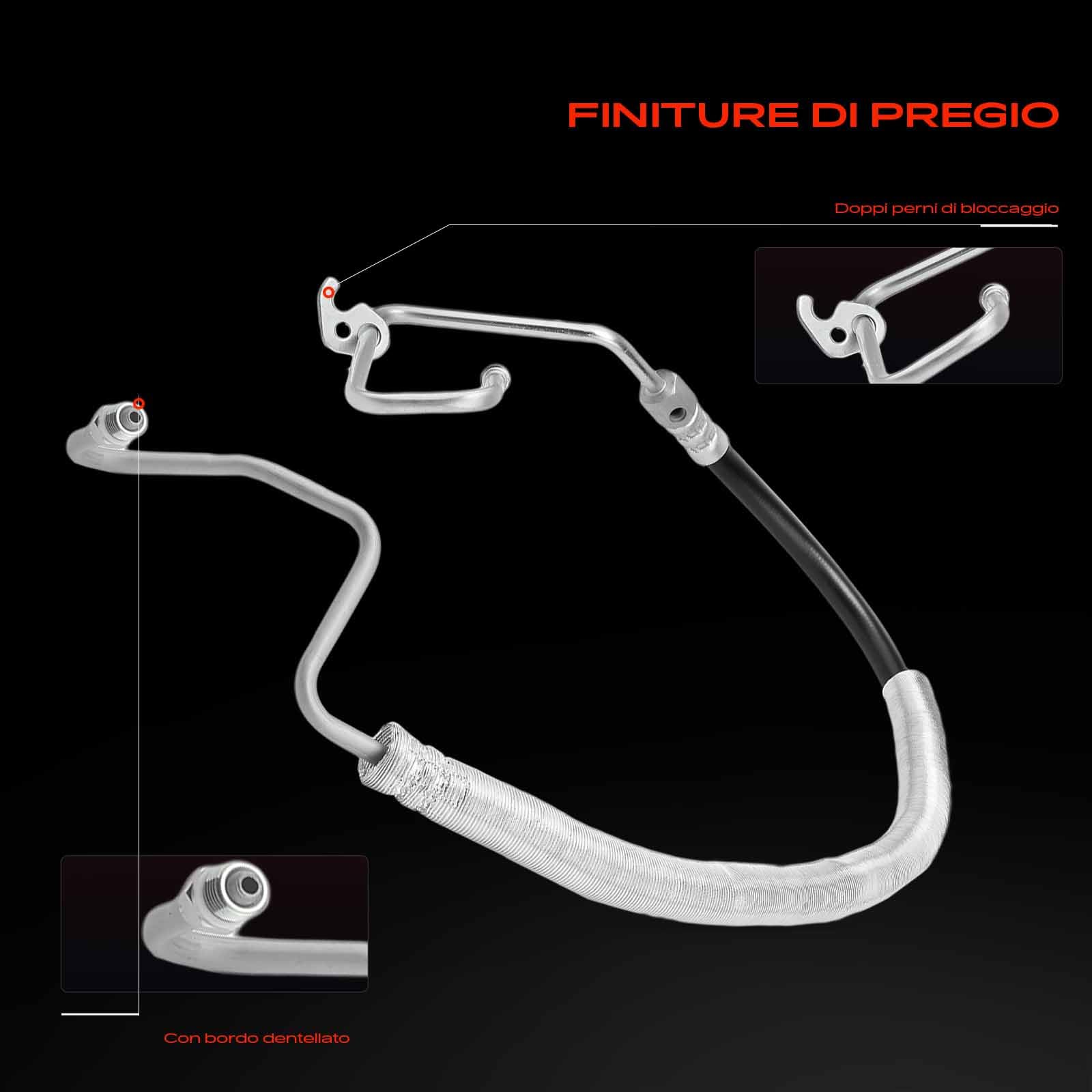 Frankberg Servosterzo Tubo flessibile Compatibile con Fiesta V JD JH Fusion JU Replace# 3405317,2S6C3A719BJ