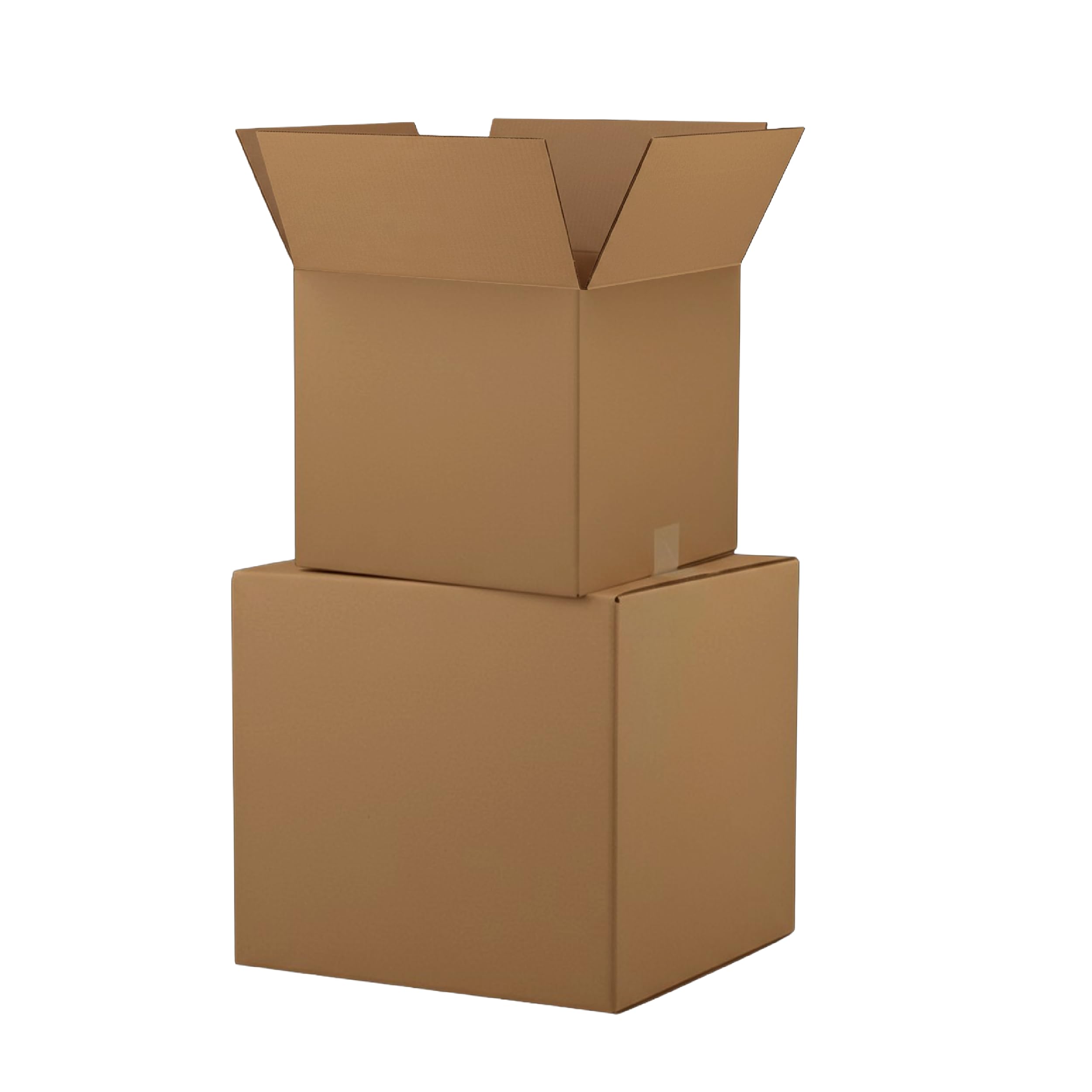 The Boxery Cube 18 x 18 x 18-inch Corrugated Cardboard Boxes, Large | Pack of 15 for Shipping, Moving, and Storage, Curbside Recyclable, Strong