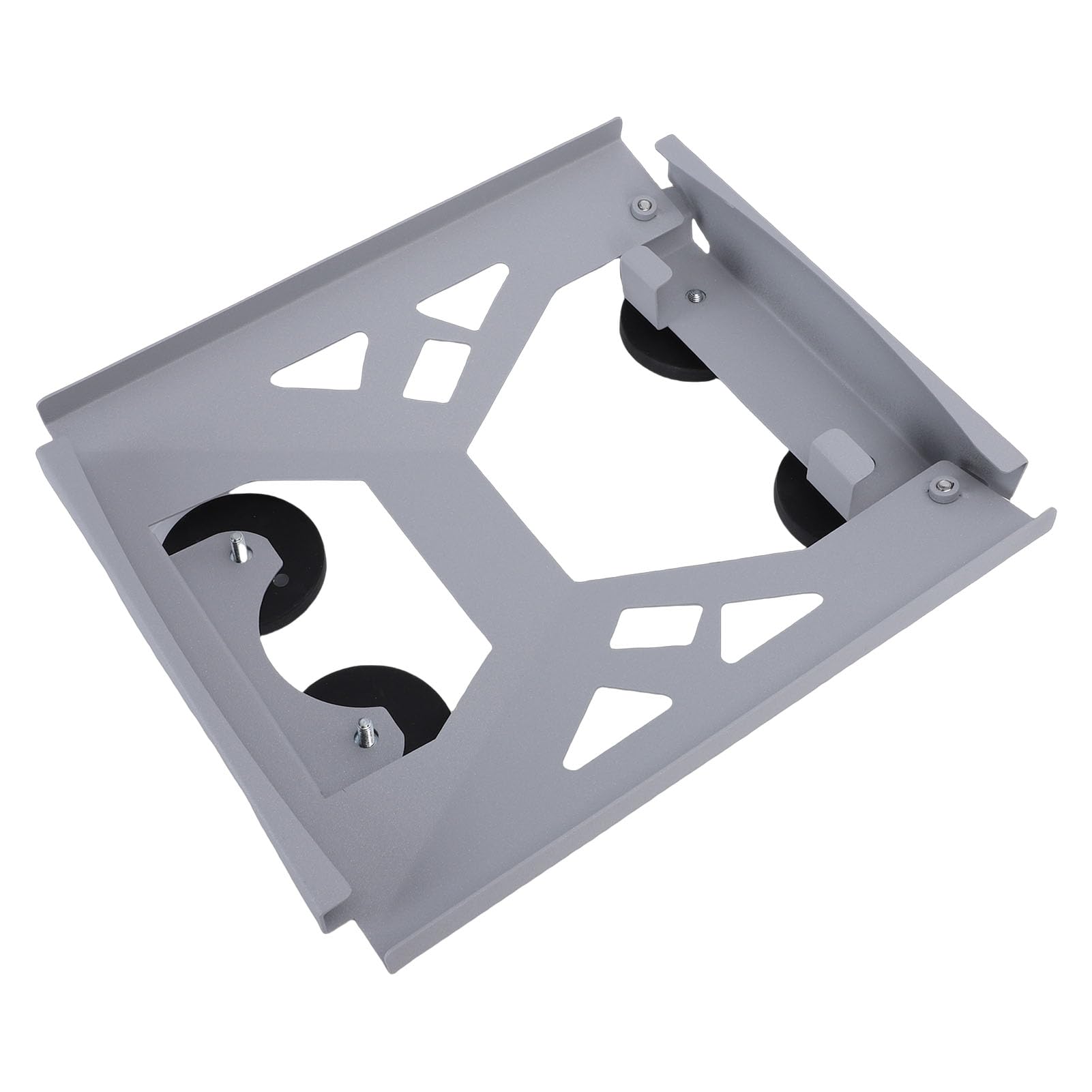 Qcwwy Otros Accesorios de Hardware para el Hogar Soporte Magnético para Techo de RV Soporte Magnético para Techo de Automóvil Plano de Perfil bajo de Acero Inoxidable 304 para Mini Antena Parabólica