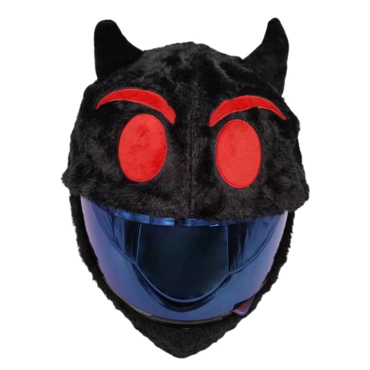 Qury Housse de Casque de Moto à Motif Amusant - Accessoire accrocheur pour Casque de Moto