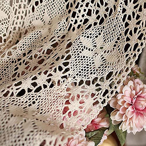 Rideau à tricot à crochet occultant pour bloquer les regards indiscrets avec style