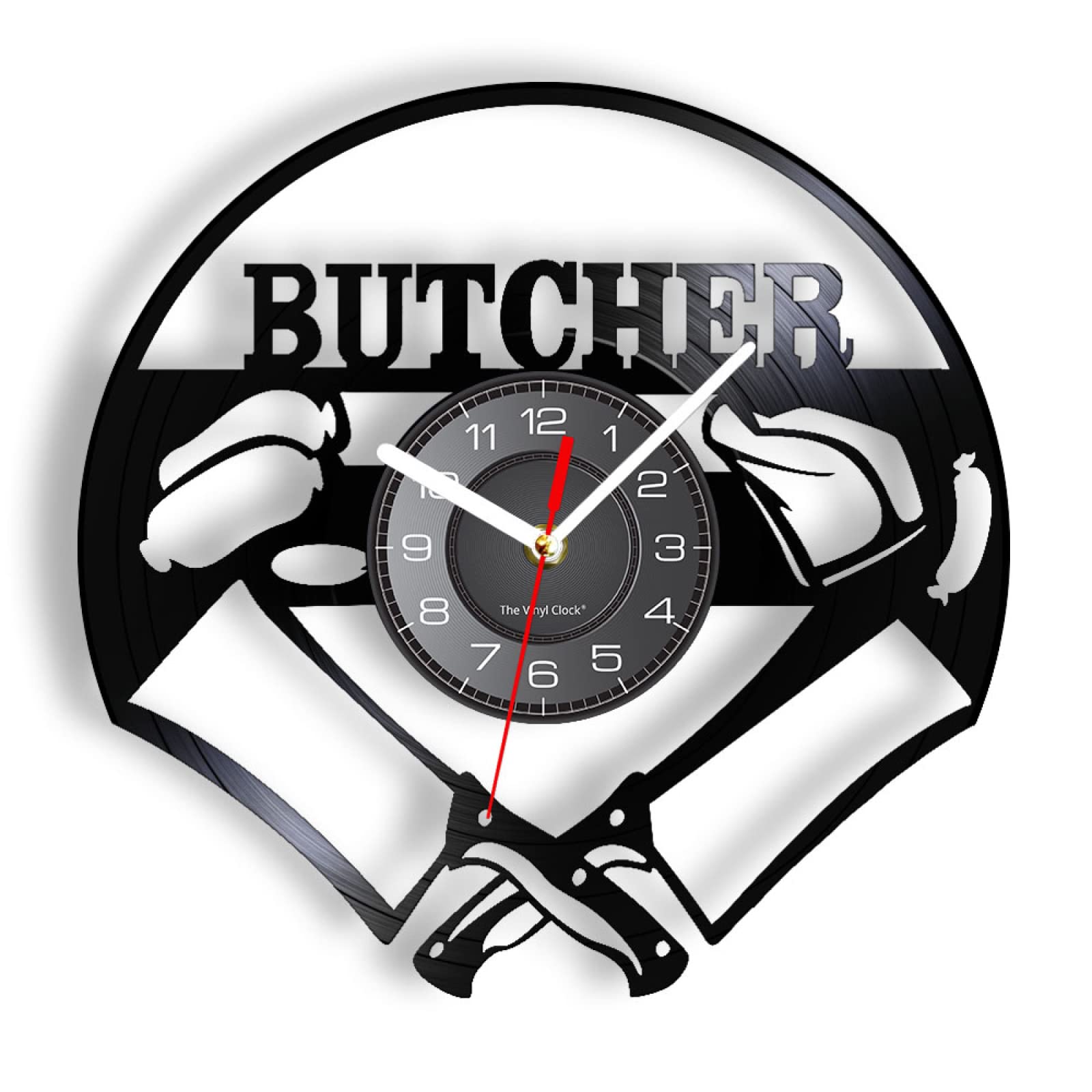 Horloge Murale Cuisine en vinyle le cadeau idéal pour fan de BBQ