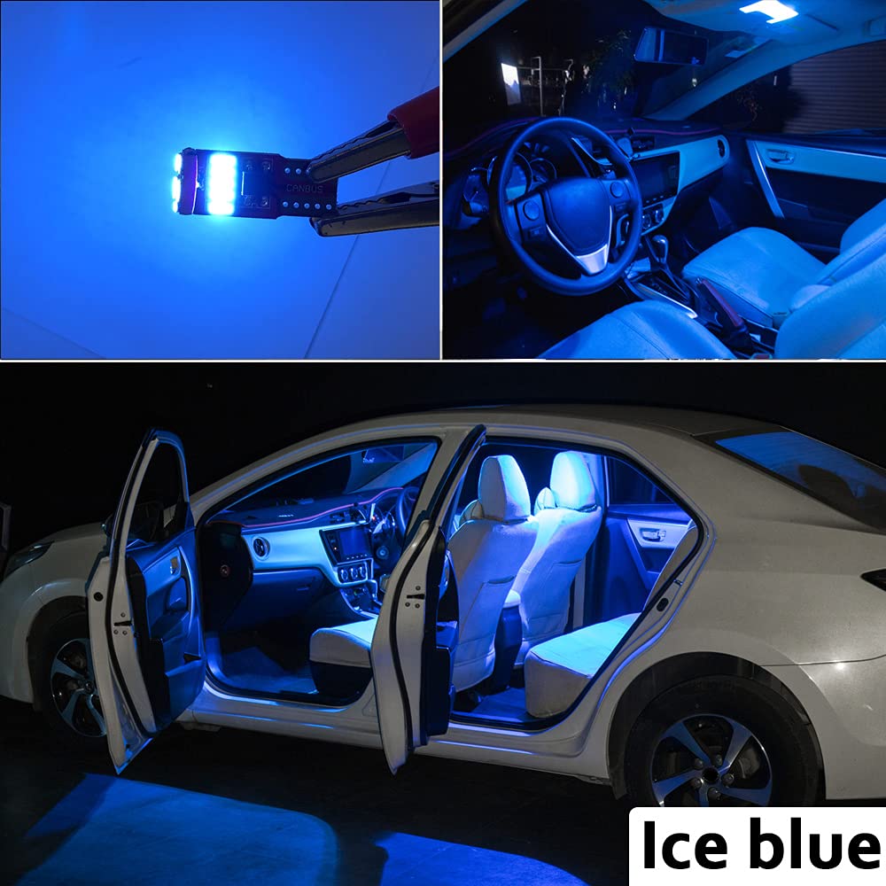 4 Pezzi LED Interni Auto Per Subaru WRX 2017+ E XV 2018+ - Luci Mappa E Cupola 2835SMD 6000K, Bianco, 12V