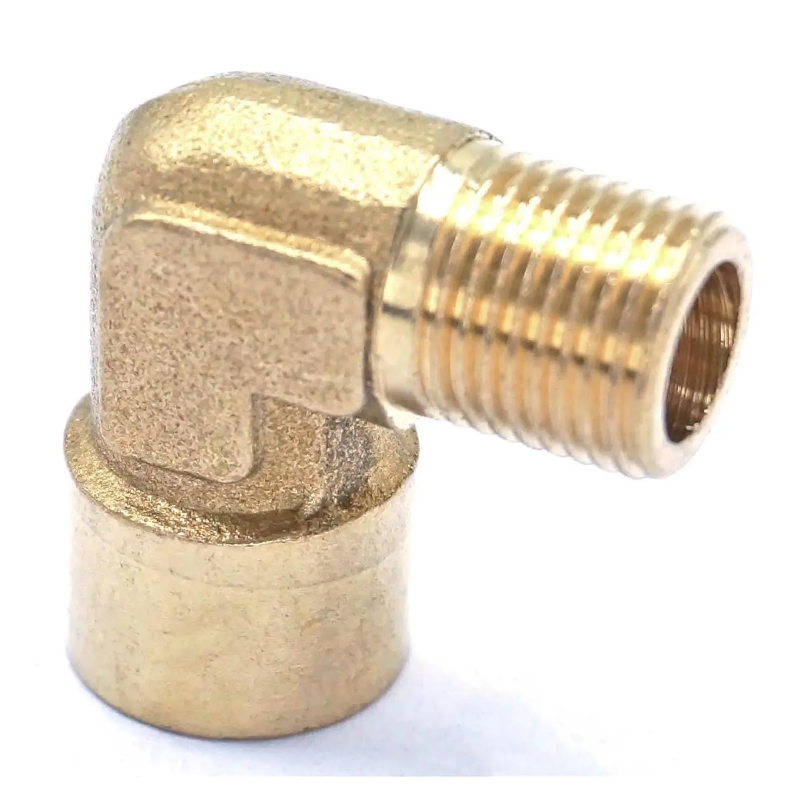 Fqhidmomx Women's One Color 1/8" Bsp To 1/8" Bsp Male Brass Elbow Pipe Fitting Connector Coupler Water Fuel Plumbing Fittings