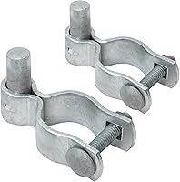Vista 10 de VIVIDA Bisagra de puerta de enlace de cadena de 1-3/8", bisagra de poste macho galvanizado, para poste de diámetro exterior de 1-3/8", herrajes