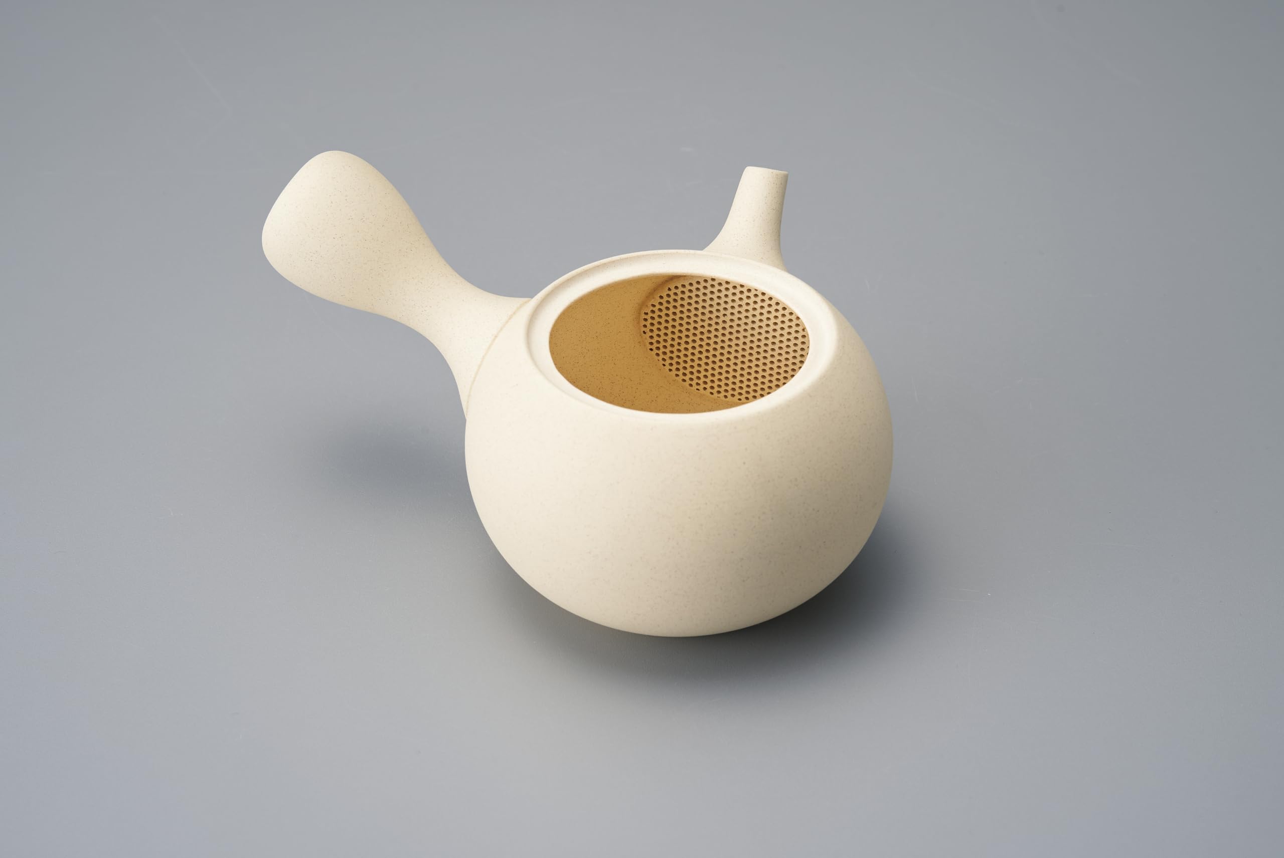 Amazon｜常滑焼 急須 ティーポット てまり急須 白泥 容量約220ml 陶器