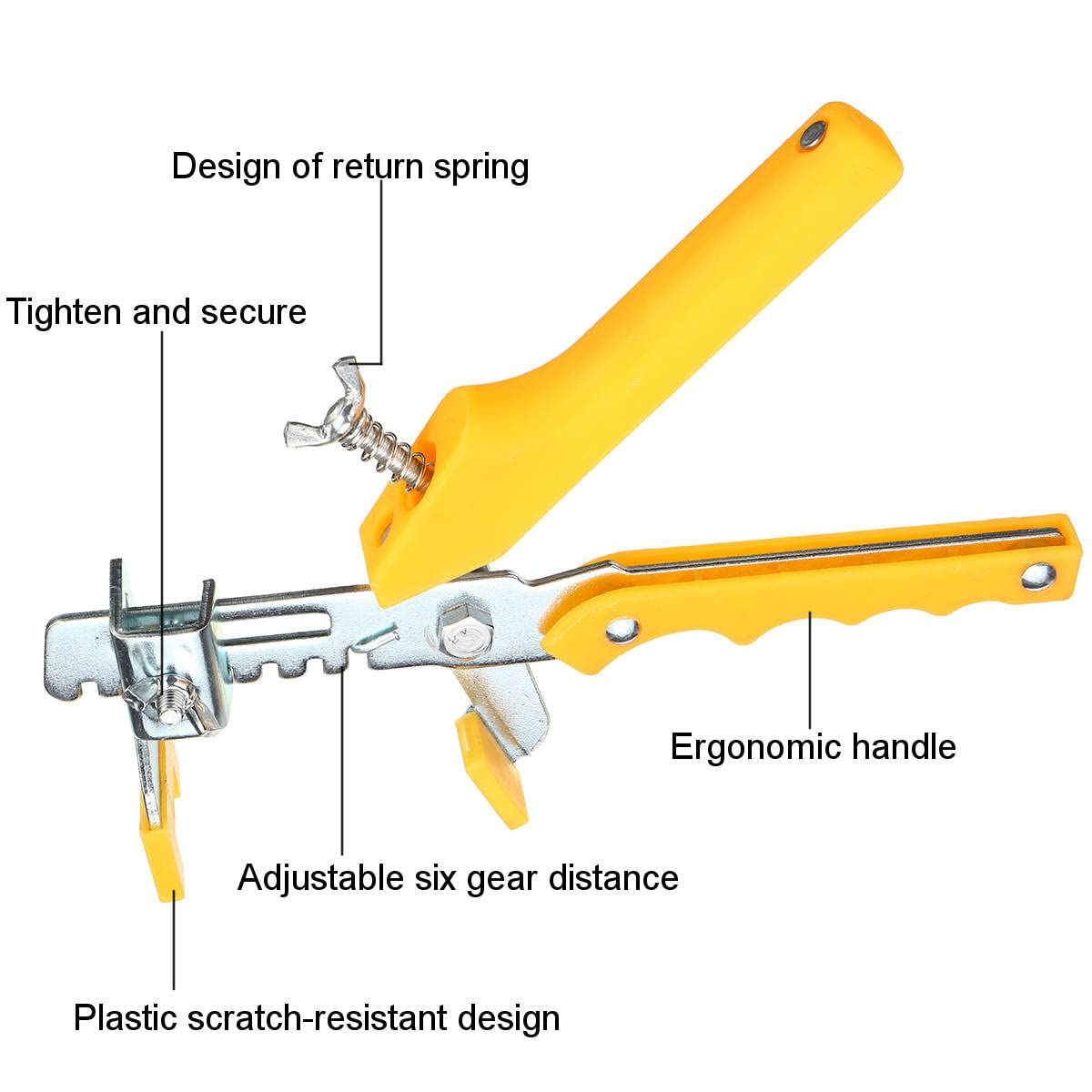 Fliesen-Nivelliersystem 3mm - 100 Stück Clips & Keile Blau