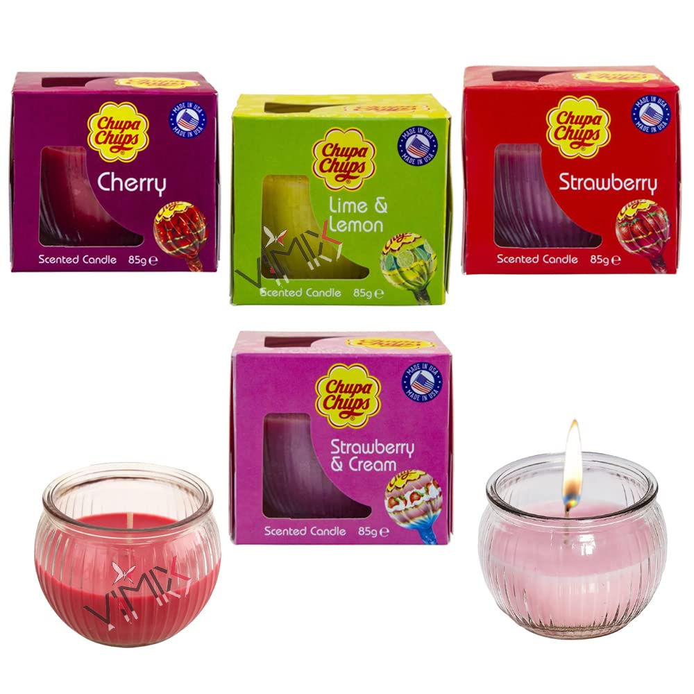 Chupa Chups Cherry-Red Scented Candle Cherry