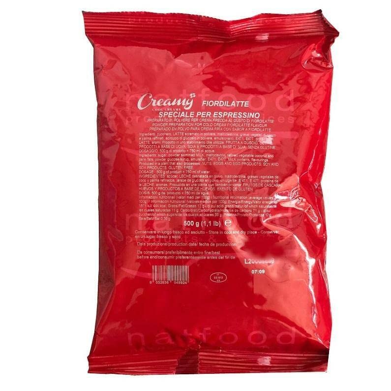 NATFOOD CREAMY PREPARATO IN POLVERE PER CREMA FIORDILATTE 500G