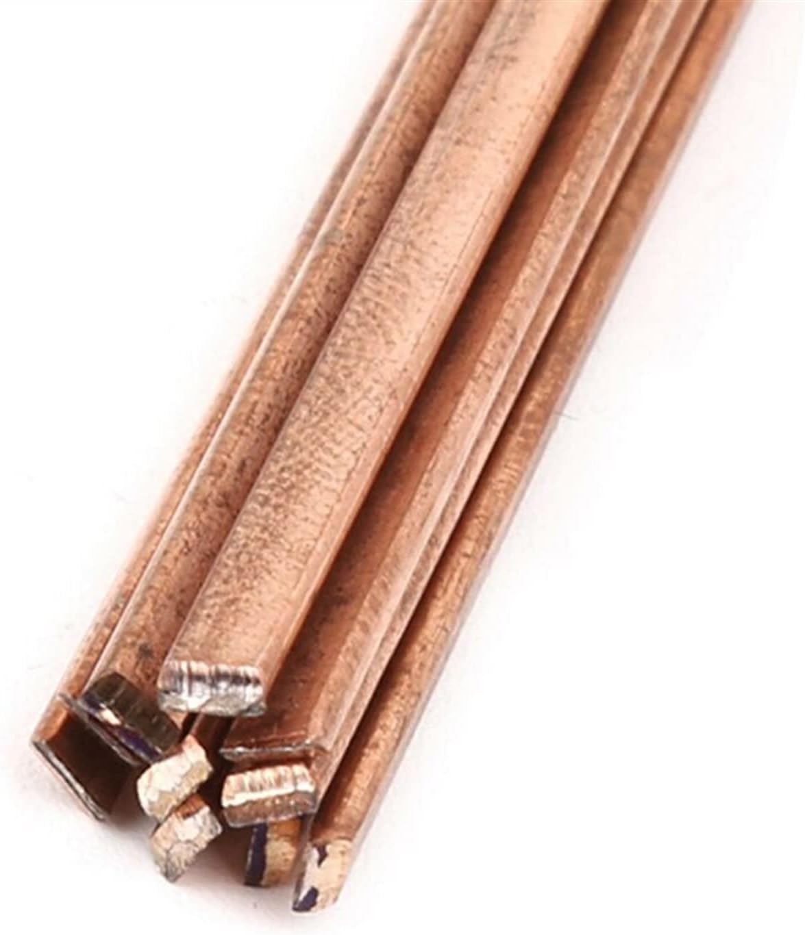 Yatuopng Onecolor Flat Phosphorous Copper Welding Strip Electrode Rod Extra Wide 40Cm Tool Accessories Industrial Supplies