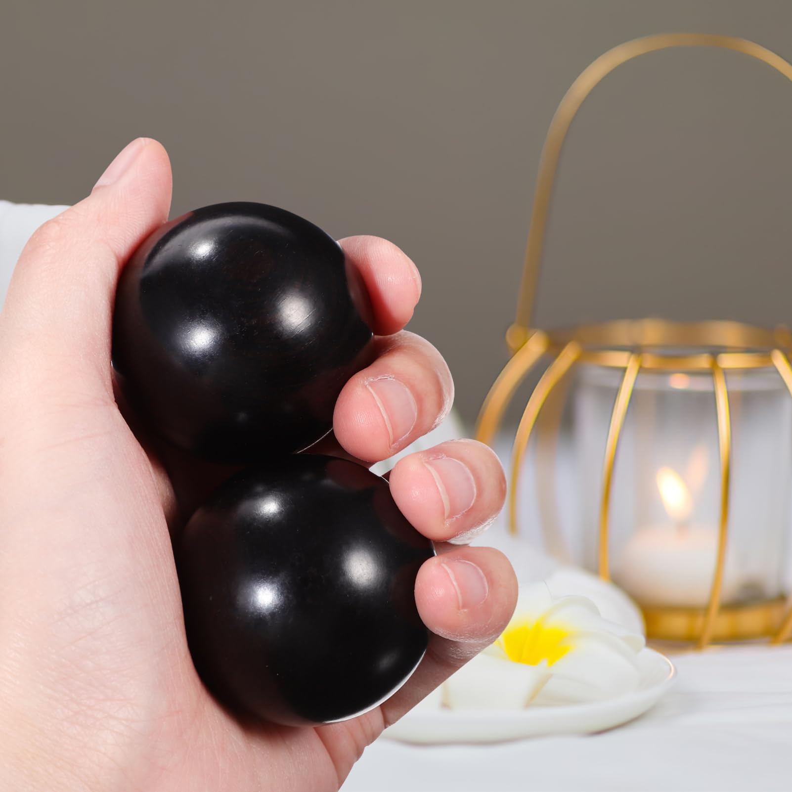GLEAVI 6stücke Handmassagebälle Große Handmassagebälle Handtherapie Massieren Und Entspannen Für Hände Und Finger Tragbar Langlebig Glatter Oberfläche