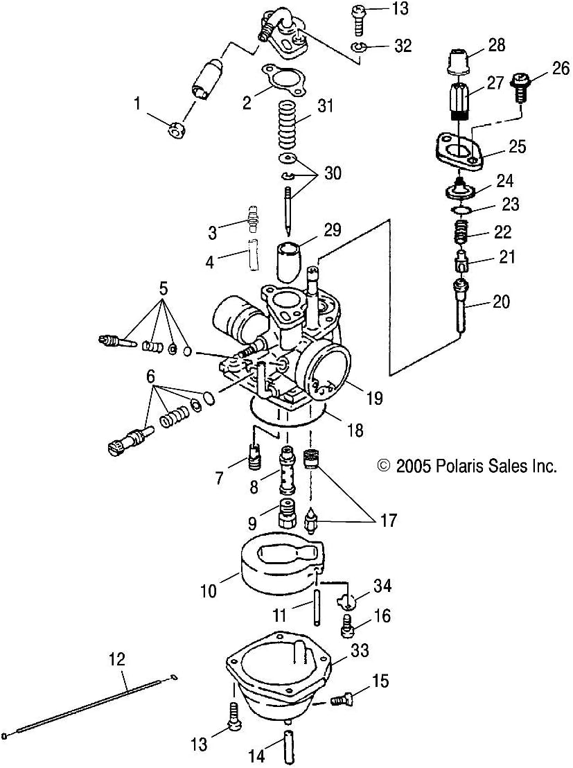 Polaris OEM Spring Choke Return Scrambler Predator