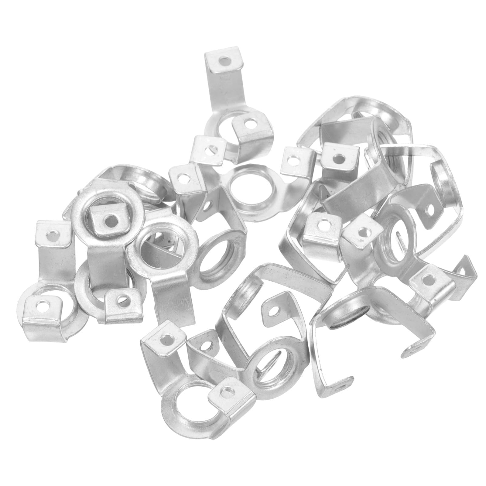 Soporte para Lámpara Gu10 20 Piezas Accesorio de Fijación de Artefacto de Iluminación M10x1.0 Material Plástico 16 Mm Altura Repuesto para Luminarias Hogar
