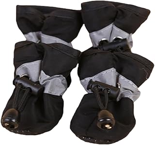 água para cães | Pet Shoes para Hot Pavement,Botas chuva para cães com cordão ajustável, pata antiderrapante respirável e macio para cães e gatos pequenos e médios Puchen