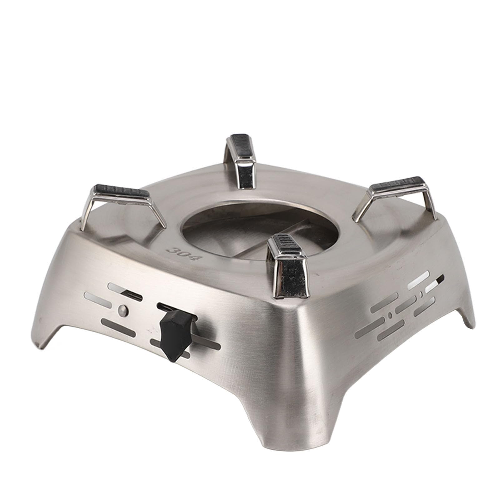 Stainless Steel Drawer Type Alcohol, Sliding Adjustment, One Piece Structure, Camping Stove for Outdoor