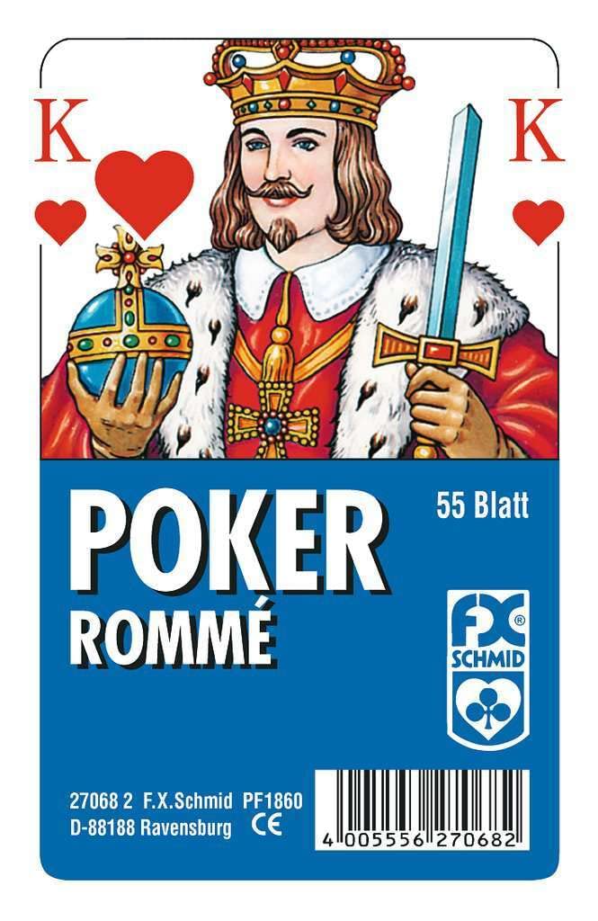 Poker/Rommé - Kartenspiel ab 8 Jahre