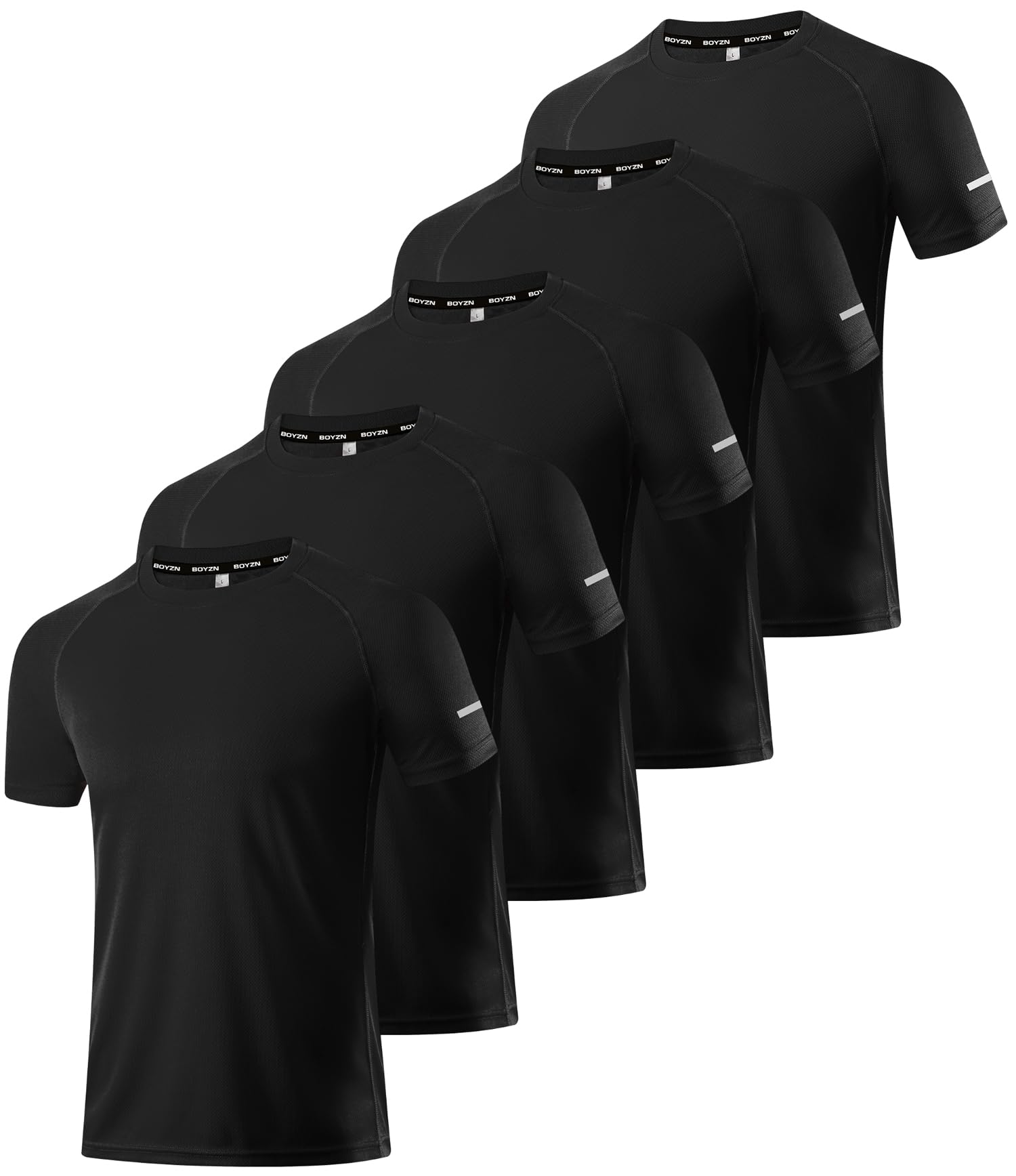 Boyzn 5-Pack Workout Running Shirts