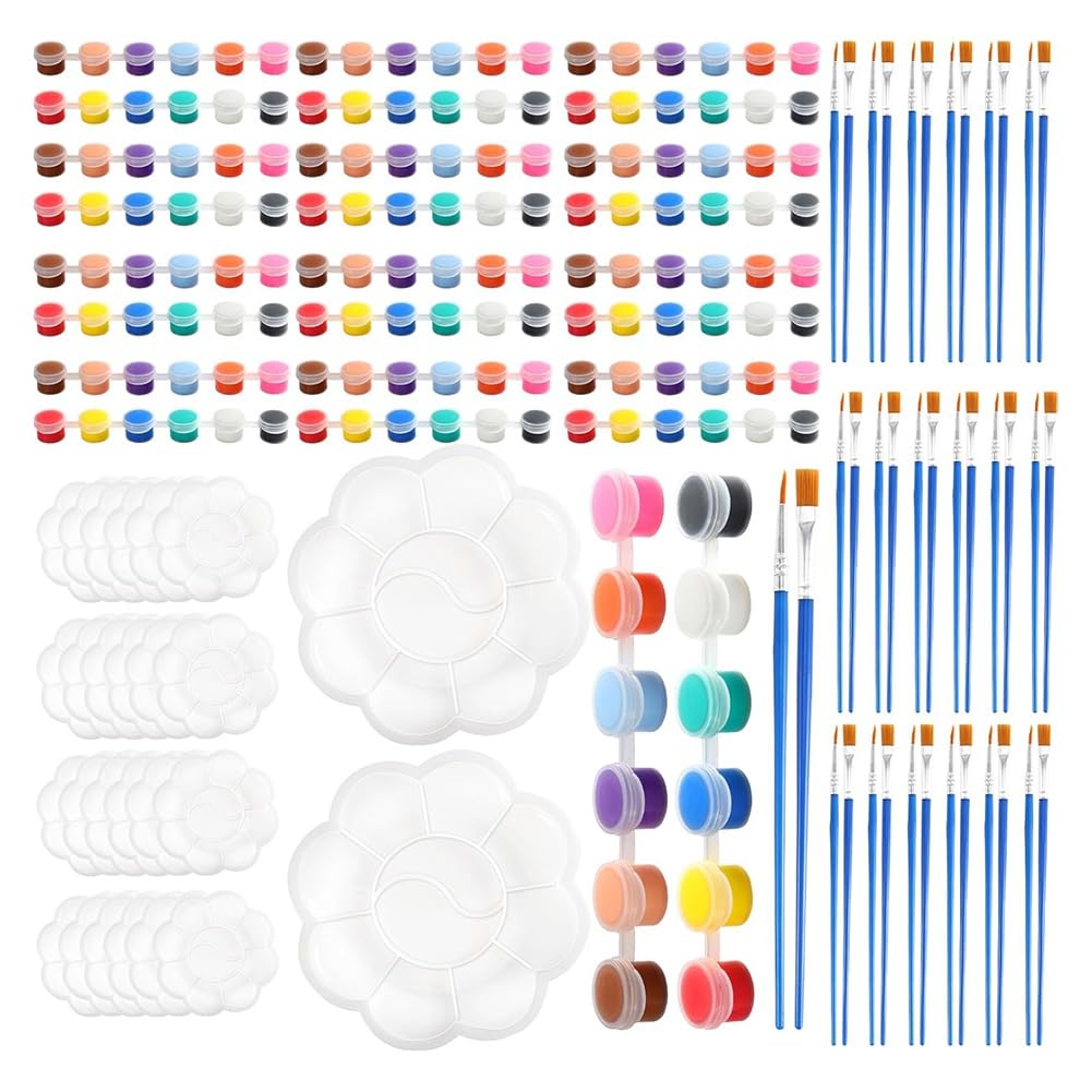 Set di 360 Mini Colori Acrilici, Strisce di Colori Acrilici per Bambini e Adulti, Set di Colori per Bambini per per Feste In Casa, Set 2