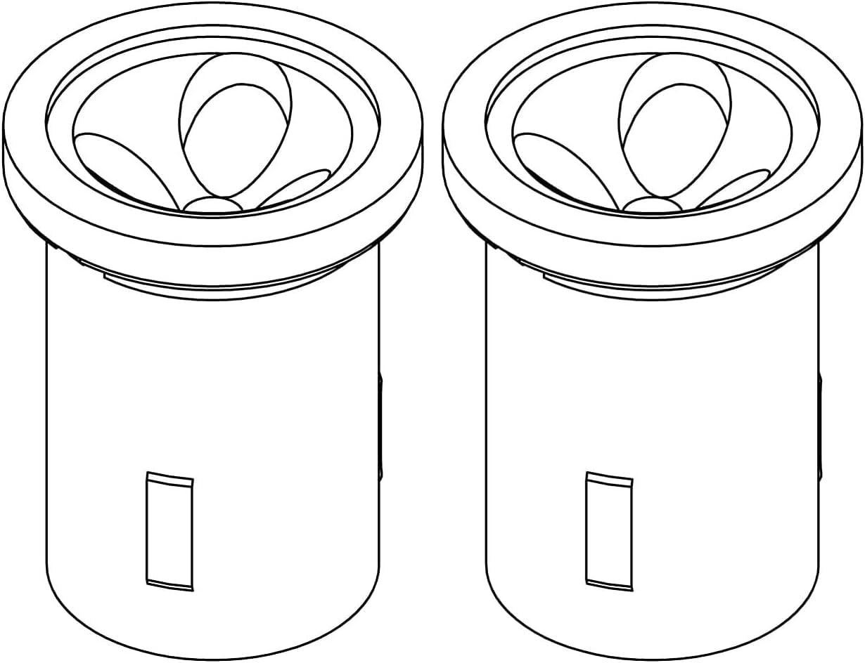 Kohler 1299067 Plumbing Replacement Parts, 1 Count (Pack of 2), Unfinished