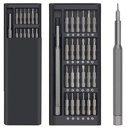 AOXITO24 in 1 Mini Screwdriver Set with Case, Small Screwdriver Set of Flathead and Phillips, Screwdrivers Magnetic Micro Screwdriver Kit, Screwdriver Set for Electronics ?Jewelers ?PC ?Glasses