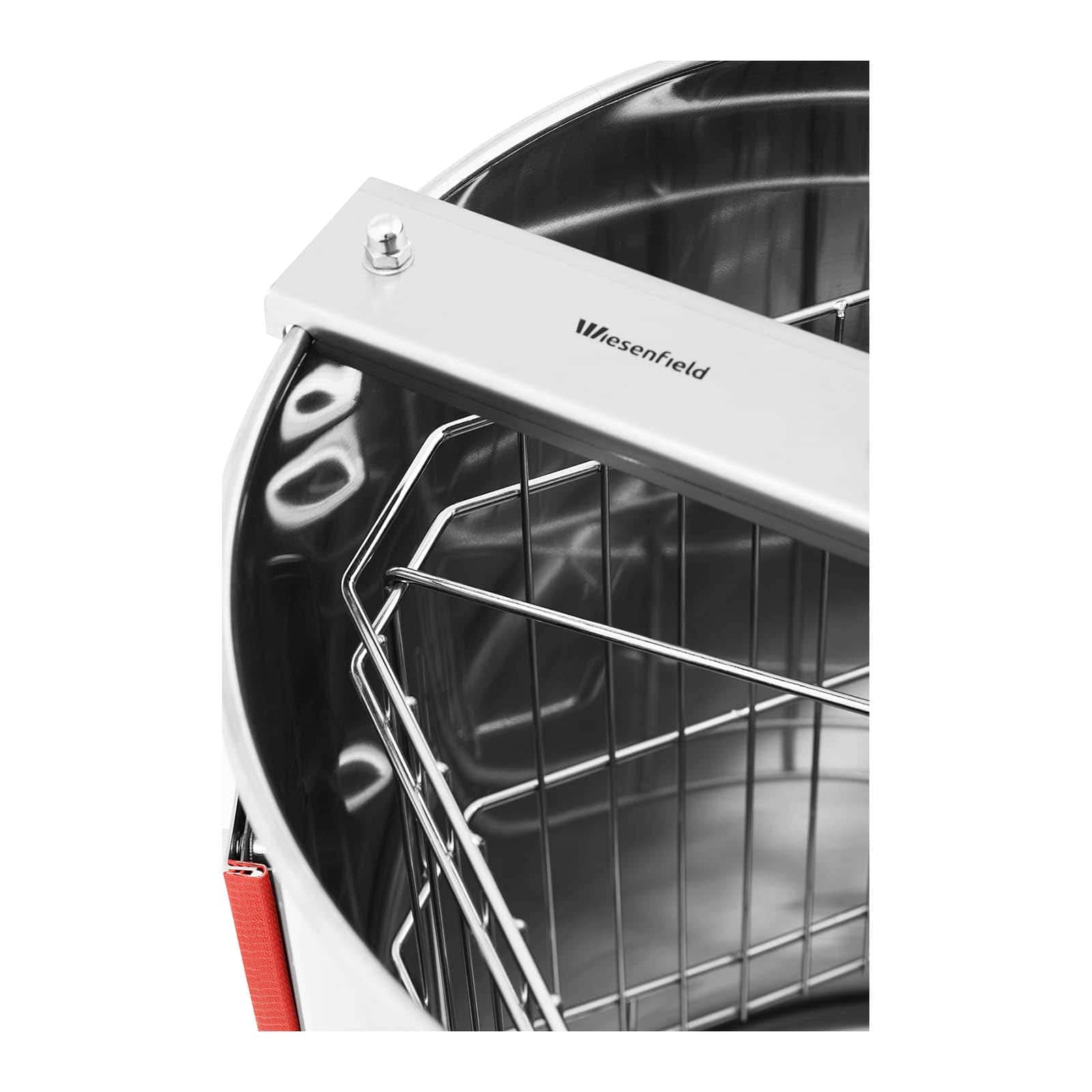 Smielatore Manuale Tangenziale Per Miele - 2 Favi, Acciaio Inox, Professionale - Foto 3