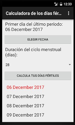 Fertile Days Calculator