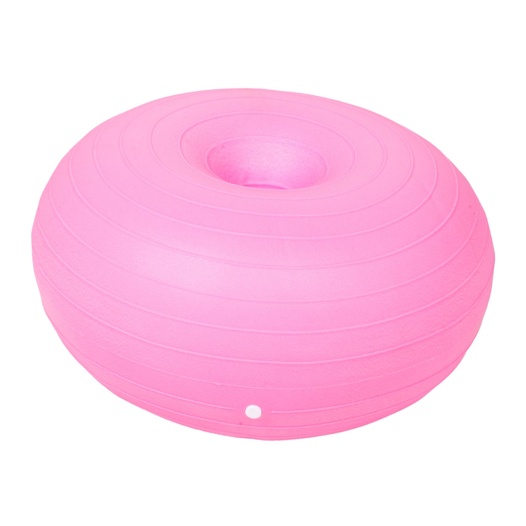 BESPORTBLE Portable Doughnut Yoga Ball Inflatable Workout Exercise Ball for Balance Training Reinforced Design Non Slip Surface Small for Home Gym Use for Stability and Core Strength
