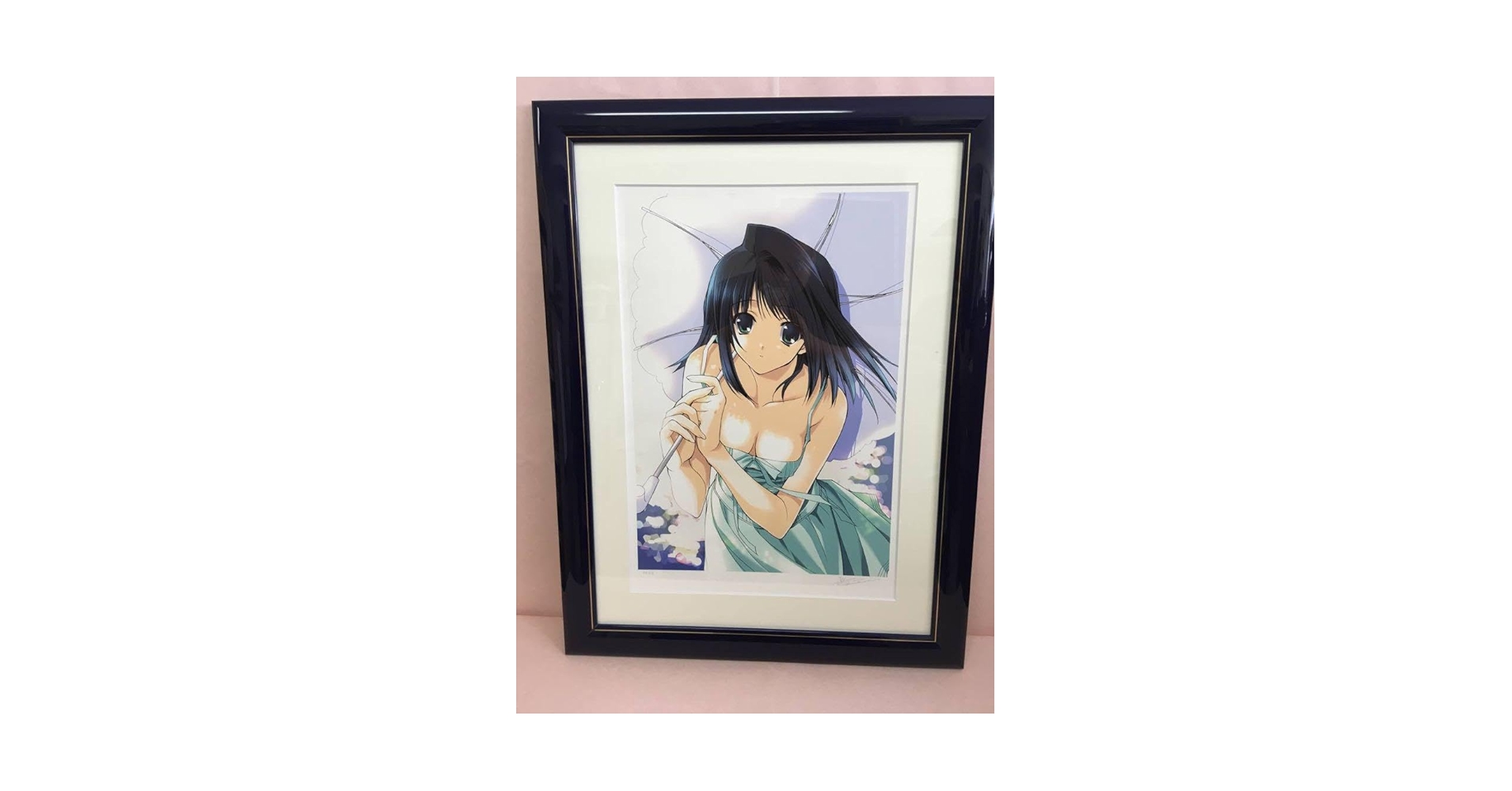 アールビバン　鈴平ひろ　版画　ミクスドメディア　summer girl アールビバン 鈴平ひろ 版画 ミクスドメディア summer girl