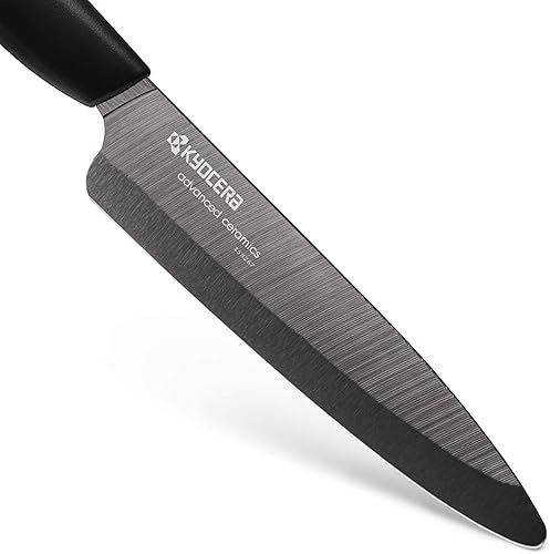 Vista 42 de Cuchillo de la serie de cerámica de avanzada de Kyocera, color negro, Negro