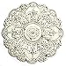 Stratton Home DÃ©cor S11563 Small Medallion Wall DÃ©cor, 13.00 W X 0.50 D X 13.00 H, White