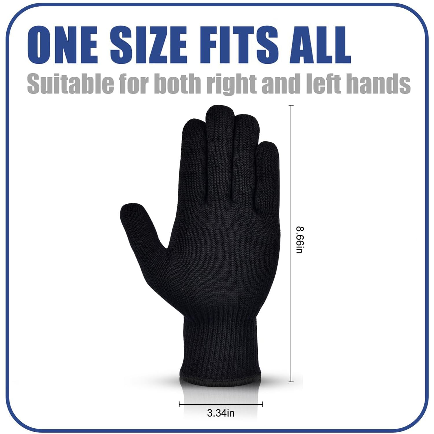 Lot de 2 Gants Professionnels Résistants à la Chaleur - Pour Fer à Friser & Fer à Lisser Cheveux - Gants Anti Chaleur Coiffeur Extensible