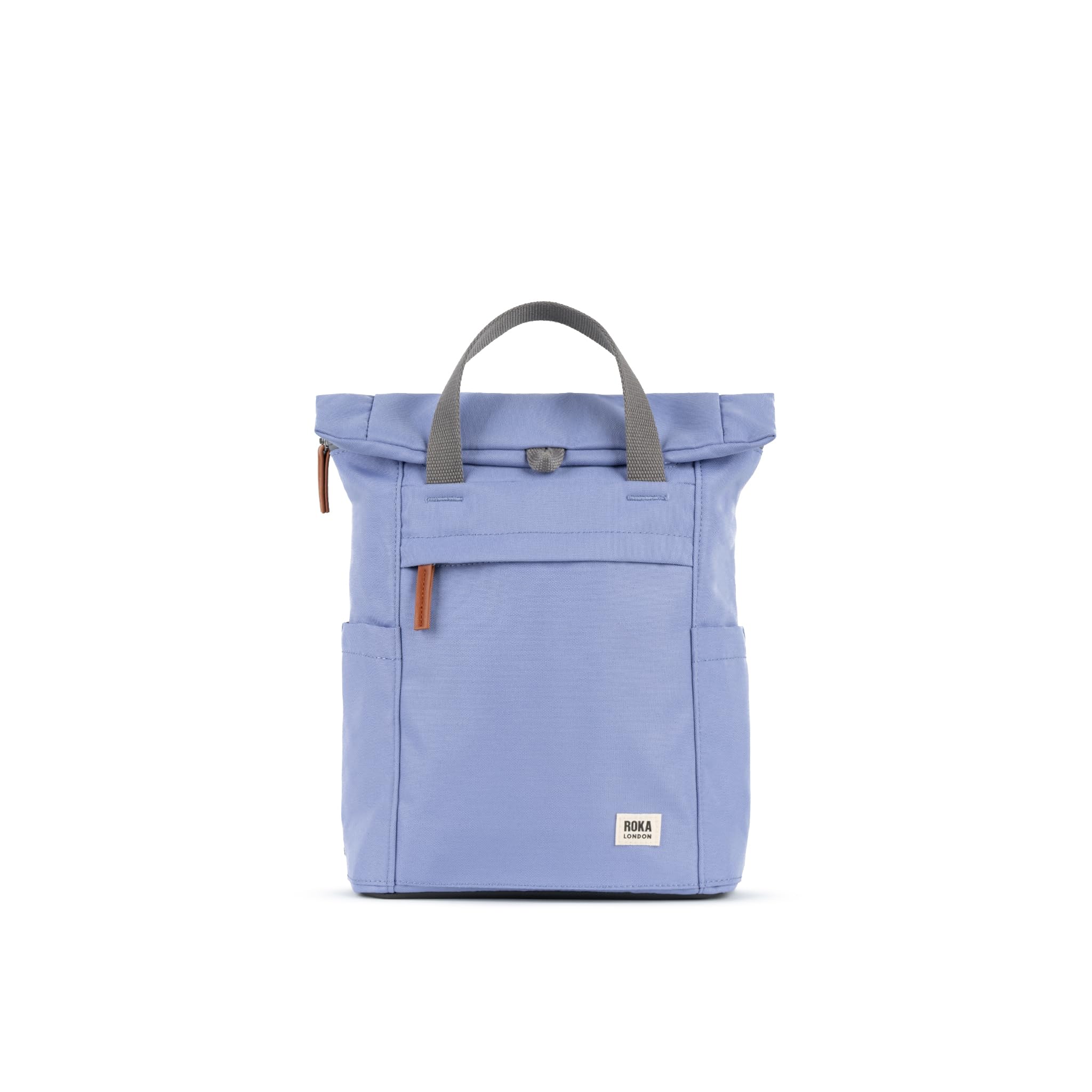 Roka London Unisex Thistle Finchley A Small Sustainable Canvas Backpack (Thistle)