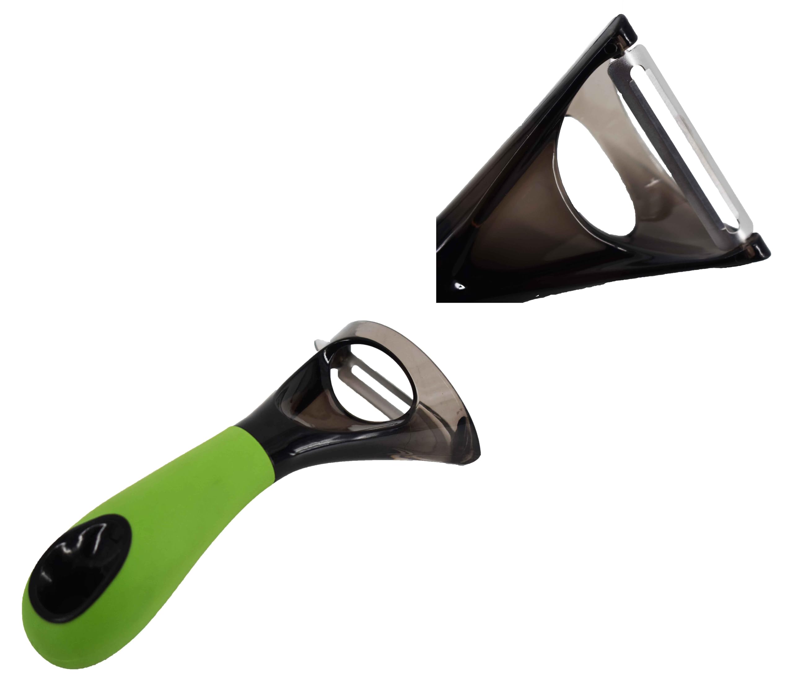Uniware Professional Non-stick Kitchen Gadgets with Weighted Handle and Integrated Tool Rests (Y Peeler, Green) by UNIWARE