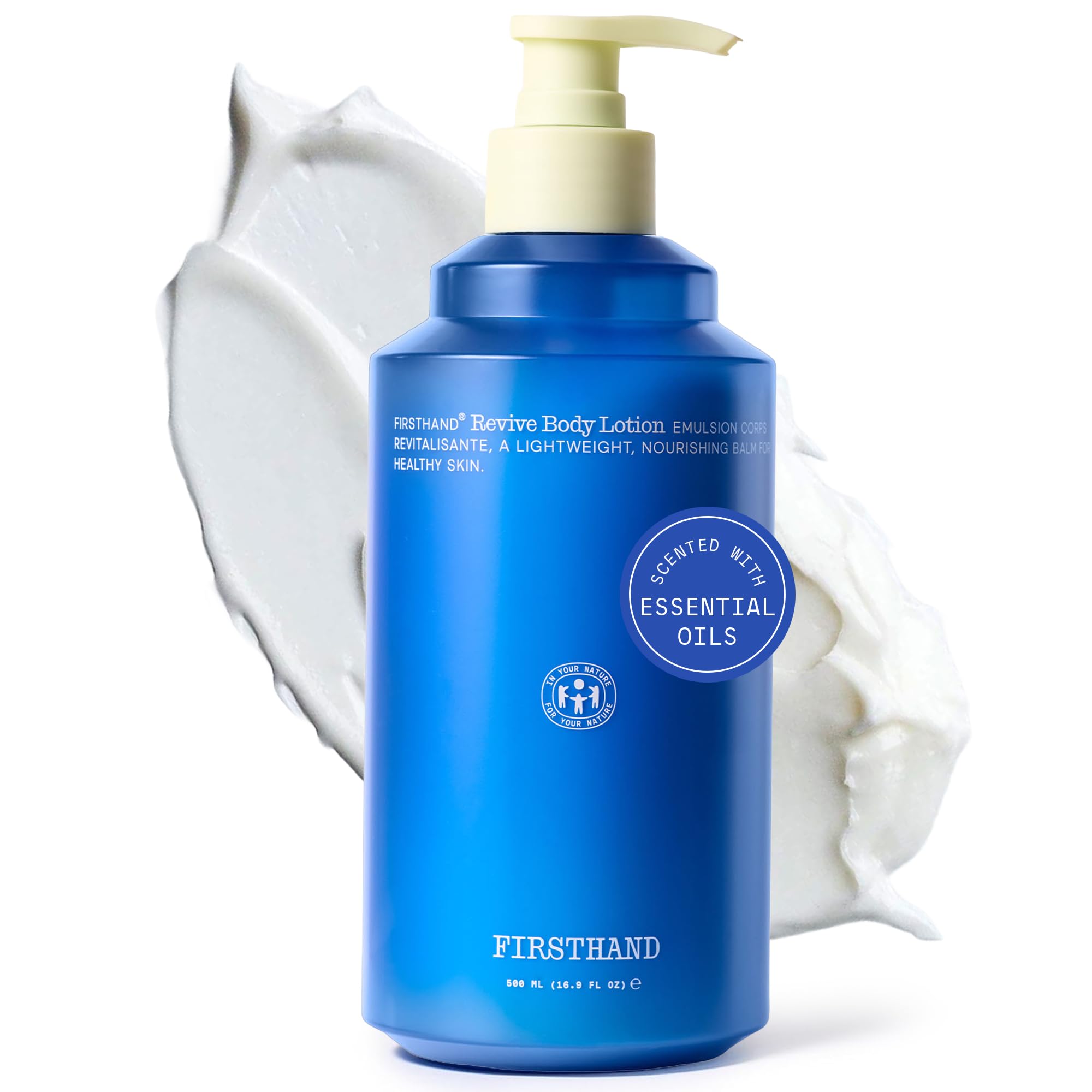 Firsthand Revive balsam do ciała, 500 ml, nawilża, pielęgnuje i ujędrnia naturalne składniki, masło shea, oliwa z oliwek i olej słonecznikowy, zapach kwiatowo-drzewny