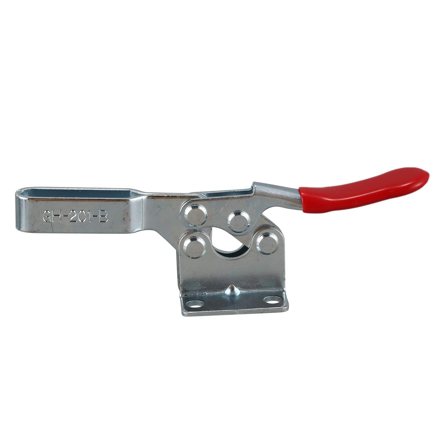 Abrazadera De Palanca Horizontal GH-305-CM - Hierro Galvanizado, Fuerza 240 Kg, Ideal Para Soldadura Y Carpintería